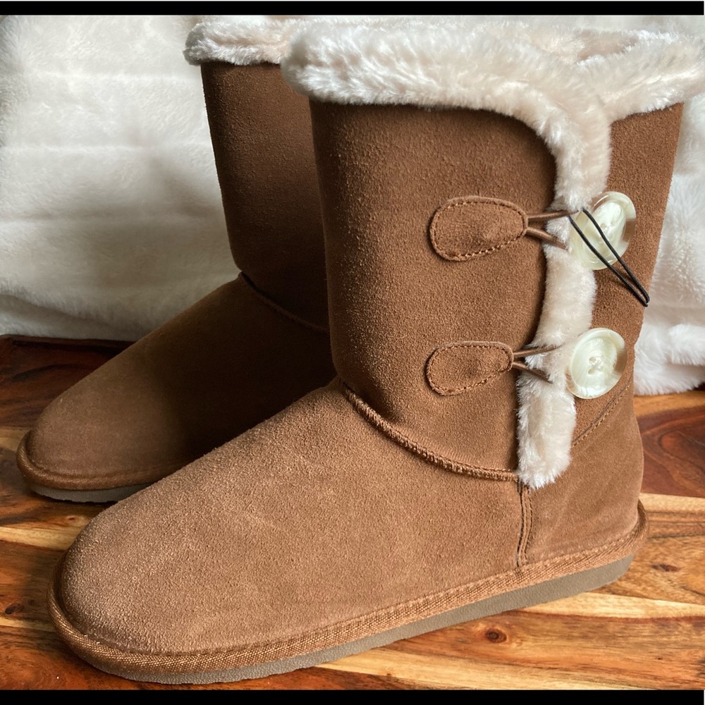 Serra suede leather boots